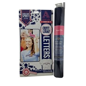 Iron-On HTV Vinyl & Glitter‎ Letter Bundle Hello Hobby Create Out Loud